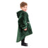 Snuggs Kids Blanket Hoodie Dark Green مدفع رمضان